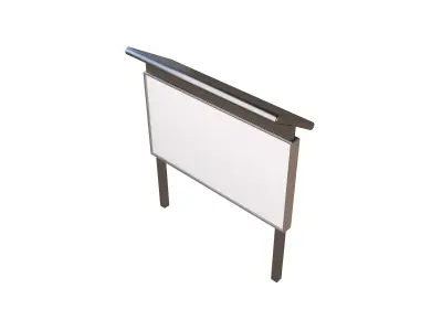 Advertising Display LCD Mockup v3 001 Low-poly 3D model