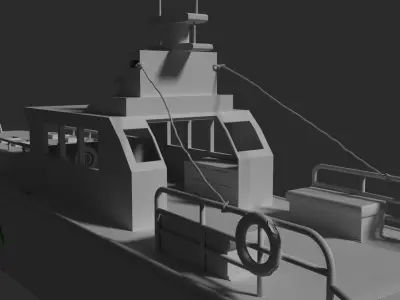Adventures Boat  3D model