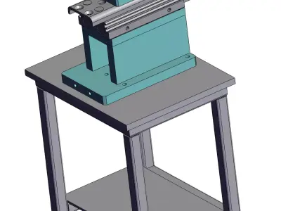 Glass peeling robot 3D model