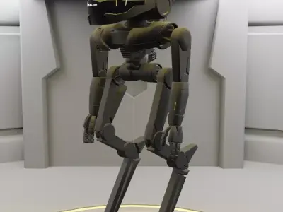 Alien Robot character 3D model