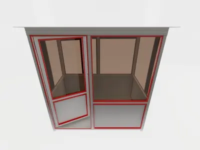 Free Industrial Cabin 3D Model  Multi-Format Download Free low-poly 3D model