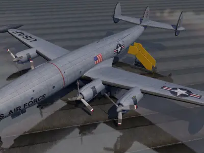 Lockheed EC-121 Warning Star 3D model