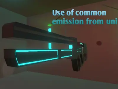 The RailGun arrowgun Free low-poly 3D model