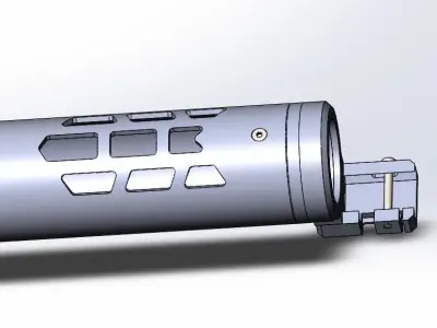 Suppressor Shield 3D model