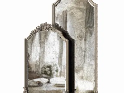 Graciella Old World Wall Mirror 3D model
