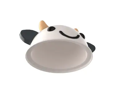 Cow Hat Cute  Low-poly 3D model