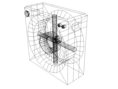 Fan - Boxer 3D model