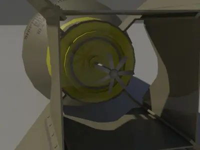 AN-M64 500lb General Purpose Bomb 3D model