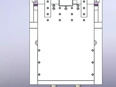Pneumatic Round Bar Feeder 3D model