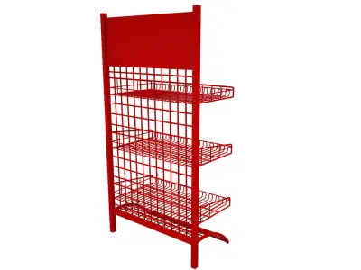 Promotional display racks 3D model