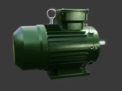 Electric Motor 3D model shop
