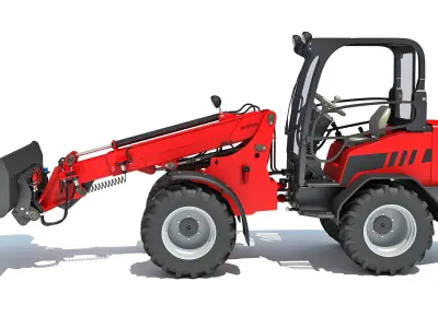 Telehandler Scoop Bucket 3D model purchase