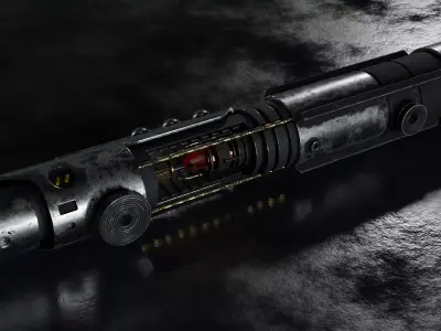 Starkillers lightsaber 3D model