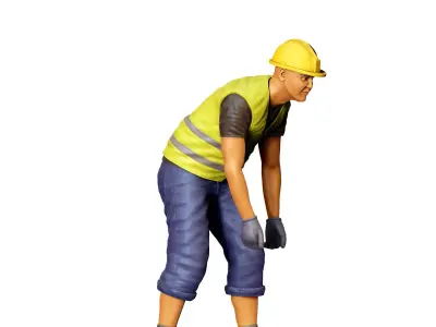 N6 Railway Track Worker 3D print model