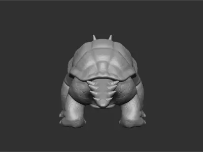 MonsterTurtle Low-poly 3D model