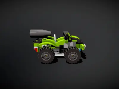 Lego Rocket Rally Buggy 3D model