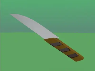 COMBAT KNIFE Free low-poly 3D model get