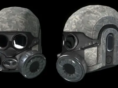 Mk VI Legio Tactical Helmet Low-poly 3D model