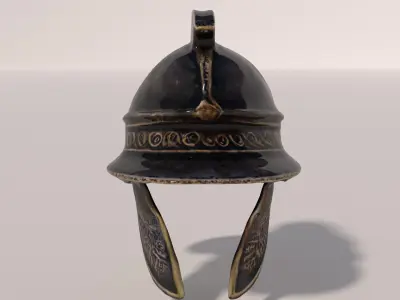 Ancient Rome Helmet 1 3D model