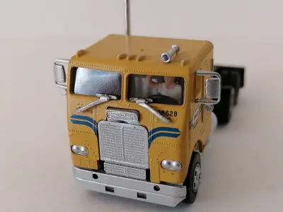 HO Freightliner cabover tractor parts  3D print model
