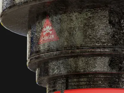 Bunker Light Low-poly 3D model purchase