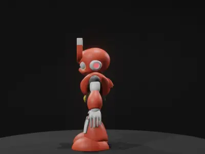 Magnetman bunny robot 3D model