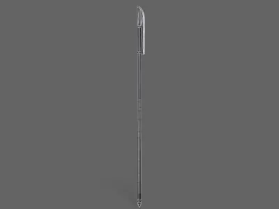 PBR Polearm V4a Low-poly 3D model