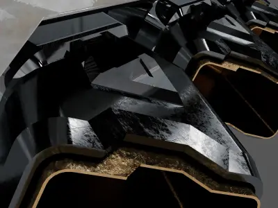Cyber Rifle 3D model