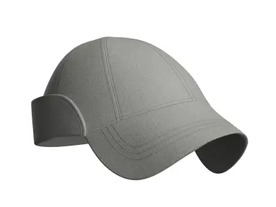 Grey Ball Cap 3D model