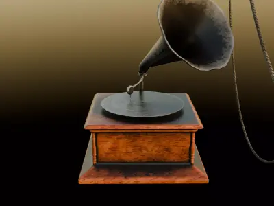 Pack random props mid-poly game-ready Low-poly 3D model