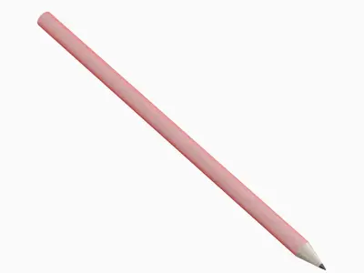 Color Pencil  Free low-poly 3D model