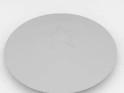 Captain America Shield 3D model shop