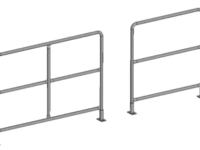 Fence is removable L1000 and L1500 Free 3D model