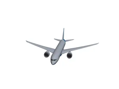 Boeing 787 Dreamliner Passenger Aircraft Widebody Jet 3D model