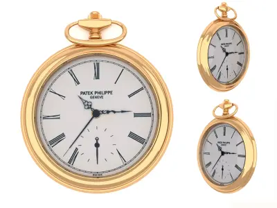Pocket watch 3D model