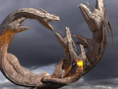 Serpents Hive sculpture 3  3D model