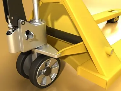 Pallet Jack High Detail 3D model
