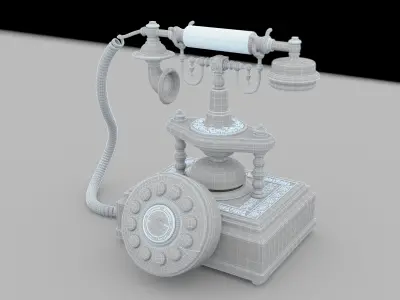 Victorian Phone Free 3D model