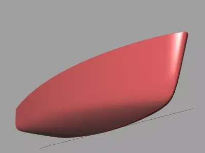 20 M SAIL HULL 3D model