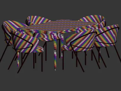 Dining Set 112 3D model