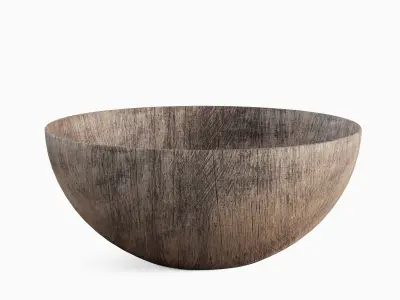 Medieval Bowl 03 Low-poly 3D model