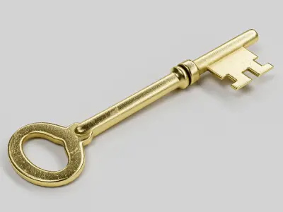 Old Key 3D model