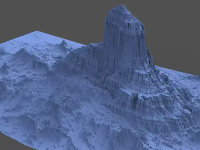 Dark Lord Mountain 2 3D model