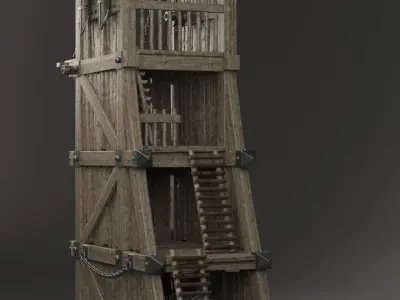 Siege Tower 3D model