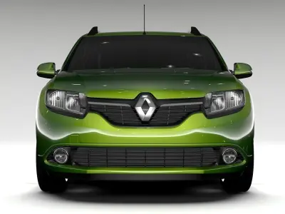 Renault Logan VAN 2016 3D model