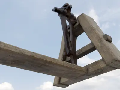 Blacksmiths Vice Low-poly 3D model