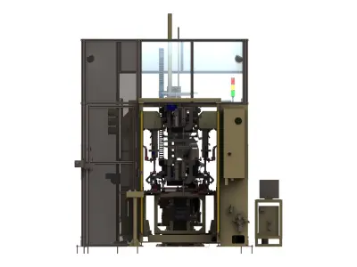 Spot Welding Machine of Crossmember Sub-Assy 3D model