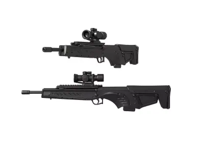RDB Hunter Rifle 3D print model