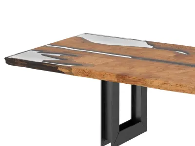 Kauri Beam Table 3D model