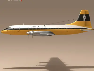 Bristol Britannia 3D model